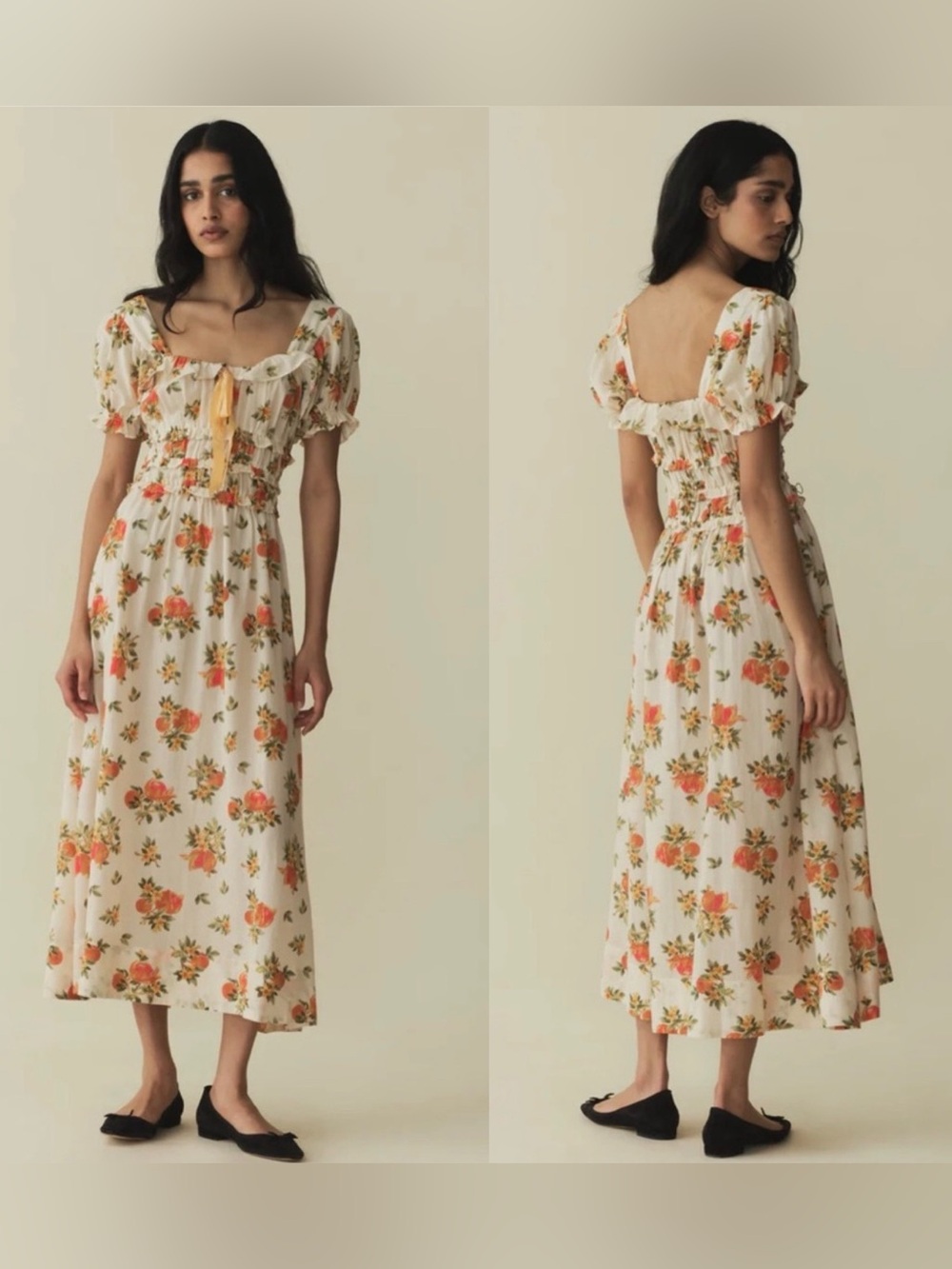 Doen Clarinet Dress in Orangerie Floral